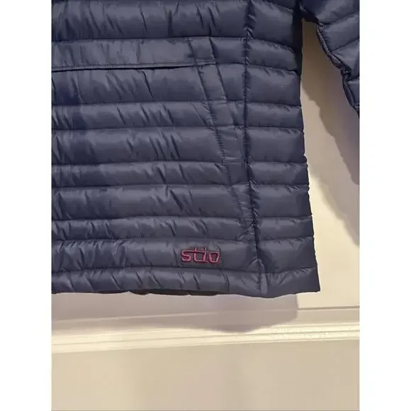 NWT Stio Pinion 800 Down Pullover Puffer Jacket Mtn Navy Women Sz XL $275